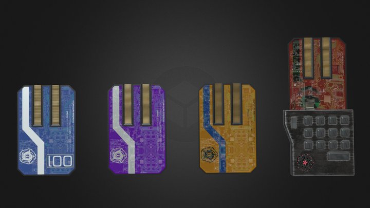 Keycards (Roblox Pressure) 3D Model
