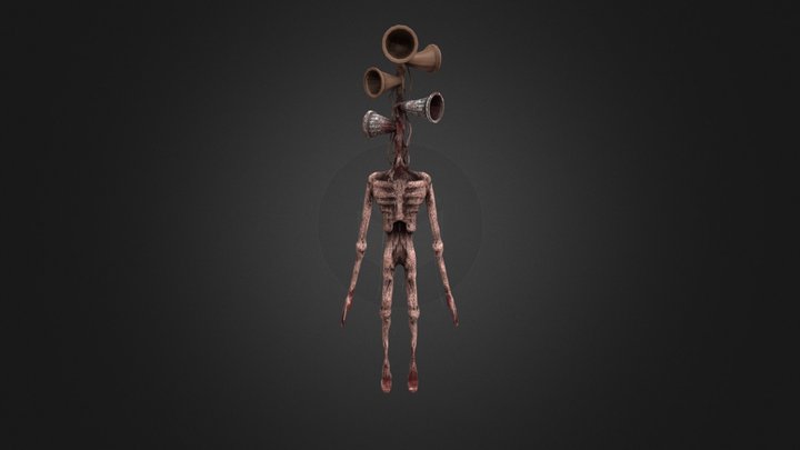 SirenGame26 Upgraded Siren Head 3D Model