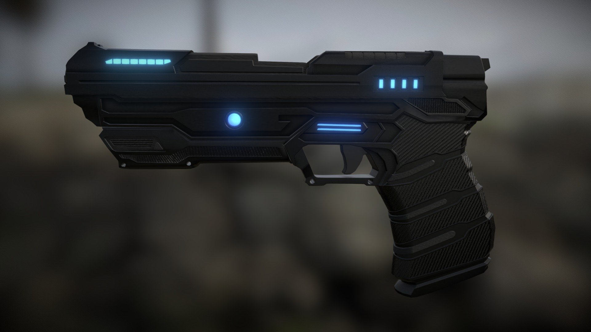 Futuristic Gun ( Pistol )
