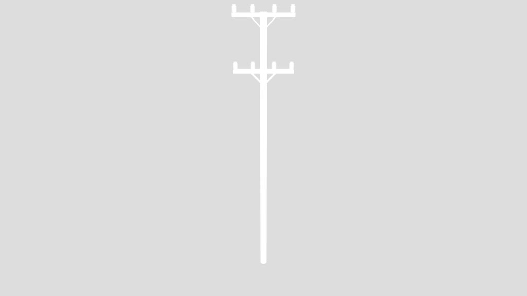 Wood Utility Pole 04