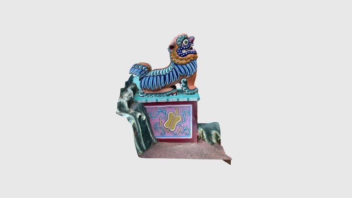 Guardian lion 3D Model
