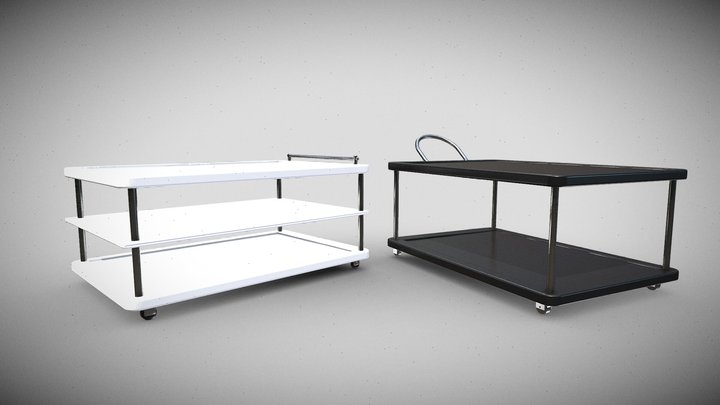 Simple Transport Cart 3D Model