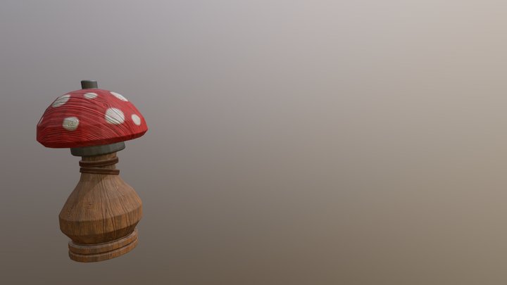 Elven peper grinder 3D Model