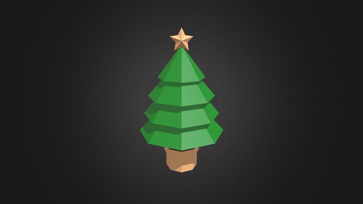 Quickly made Christmas Tree 3D Model