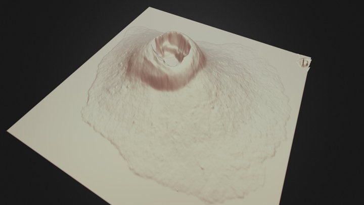 Fernandina Island 3D Model