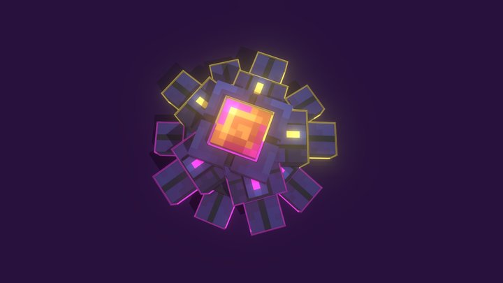 Starmie Cyberpunk Shiny (Cobblemon) 3D Model