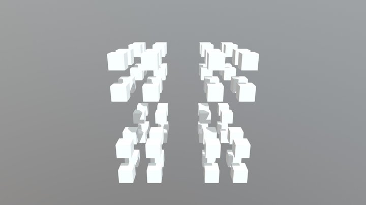 Cantor Dust 3D Model