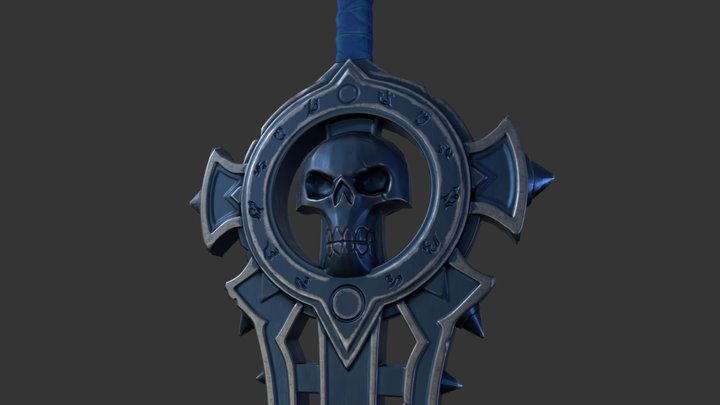 Death Knight Sword (Blades of the Fallen Prince) 3D Model