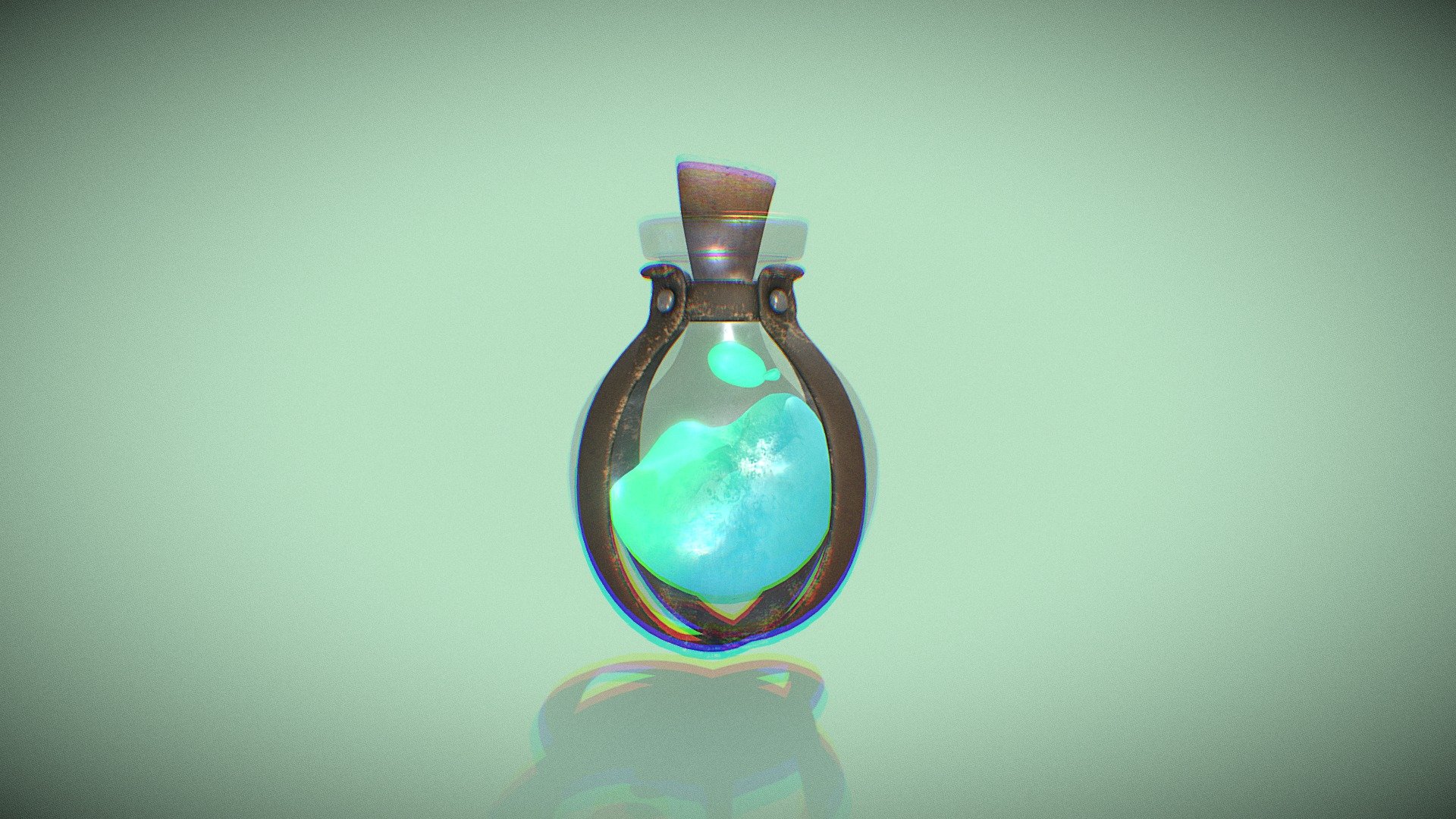 Potion Bottle - Download Free 3D model by canakdemir [b638013] - Sketchfab