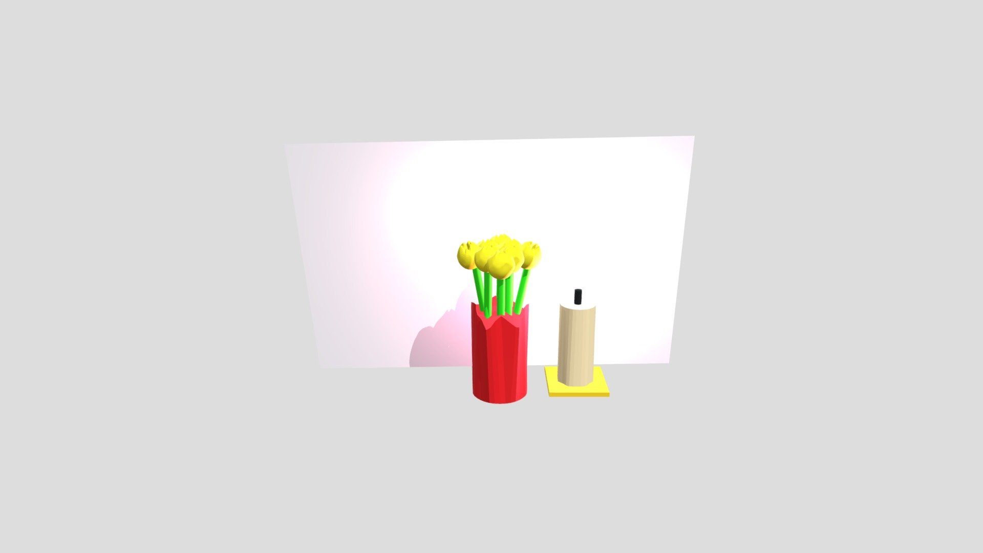 vase with candle