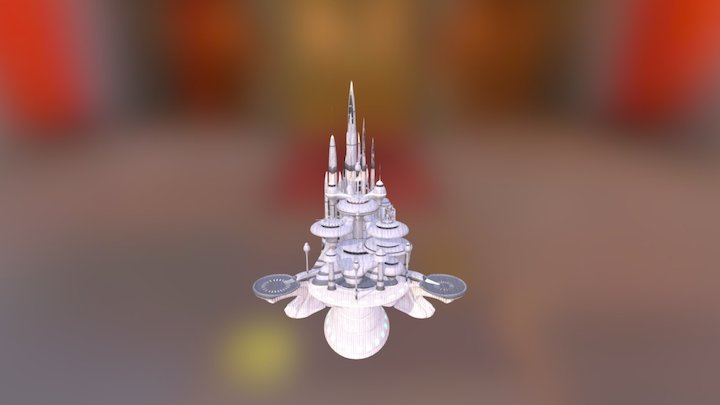 Space City 3D Model