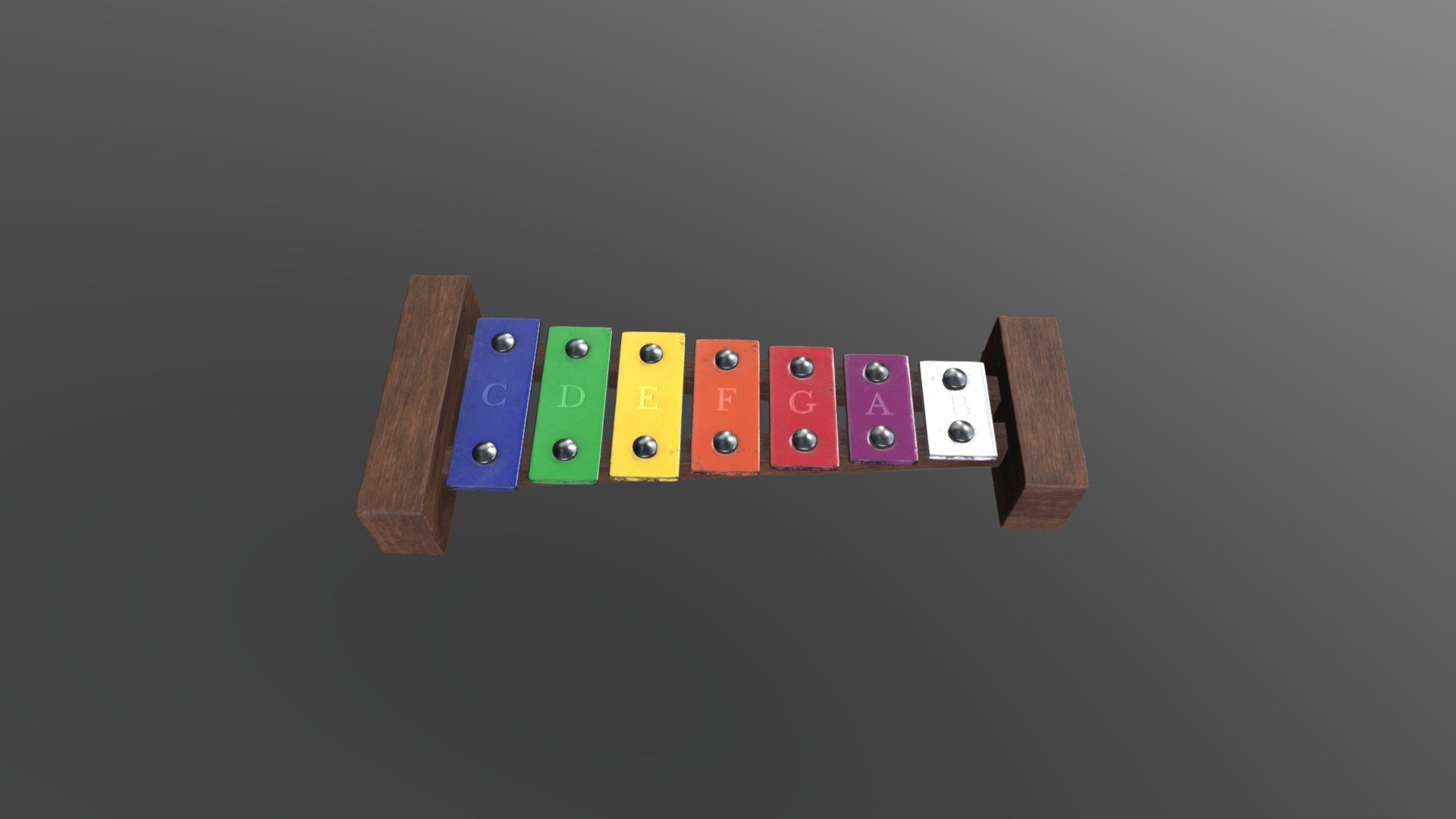 Metallophone - 3D model by Jonathan Lima (@jonathlima) [b63a5af] - Sketchfab