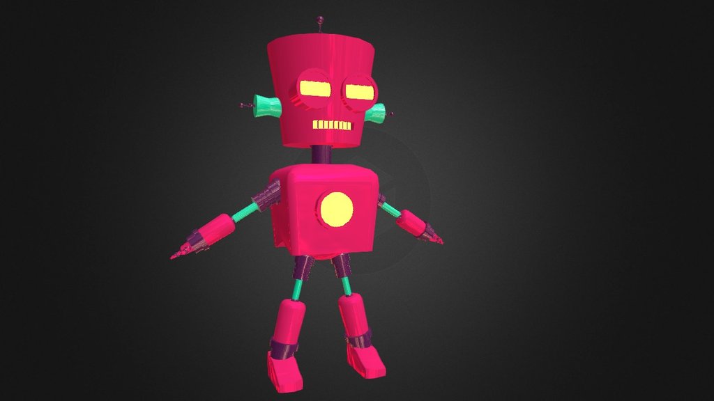 robot - 3D model by lichen [b63aa12] - Sketchfab