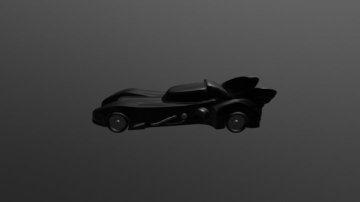 1989 Batmobile 3D Model
