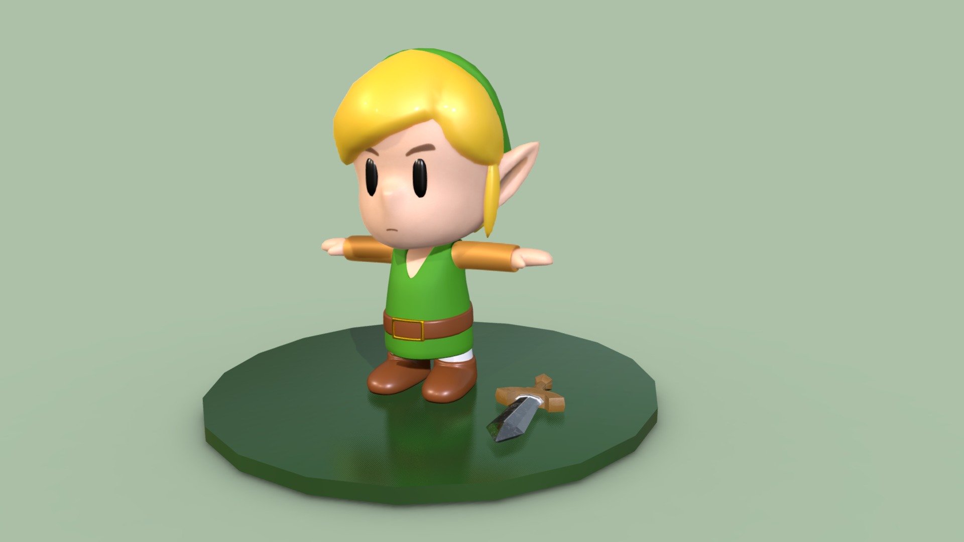 Link's Awakening - 3D model by Seiri [b63b096] - Sketchfab
