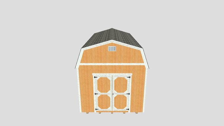 Lofted Barn 10x16 3D Model