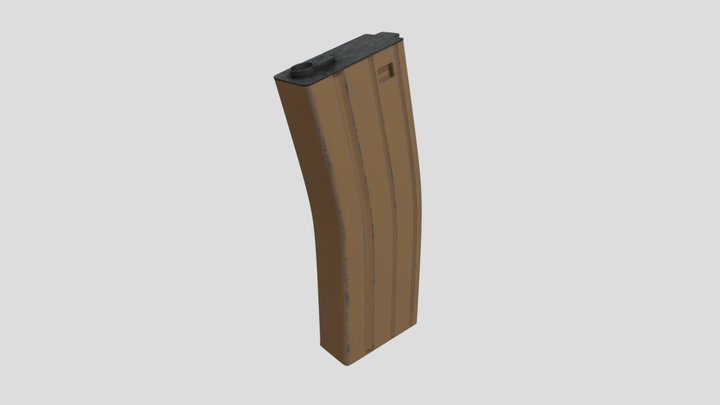 M4 airsoft magazine 3D Model