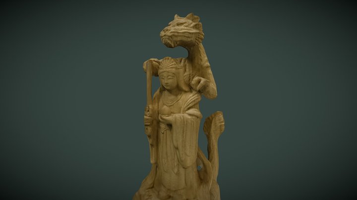 Zennyo Ryūō Statue 善女龍王 3D Model