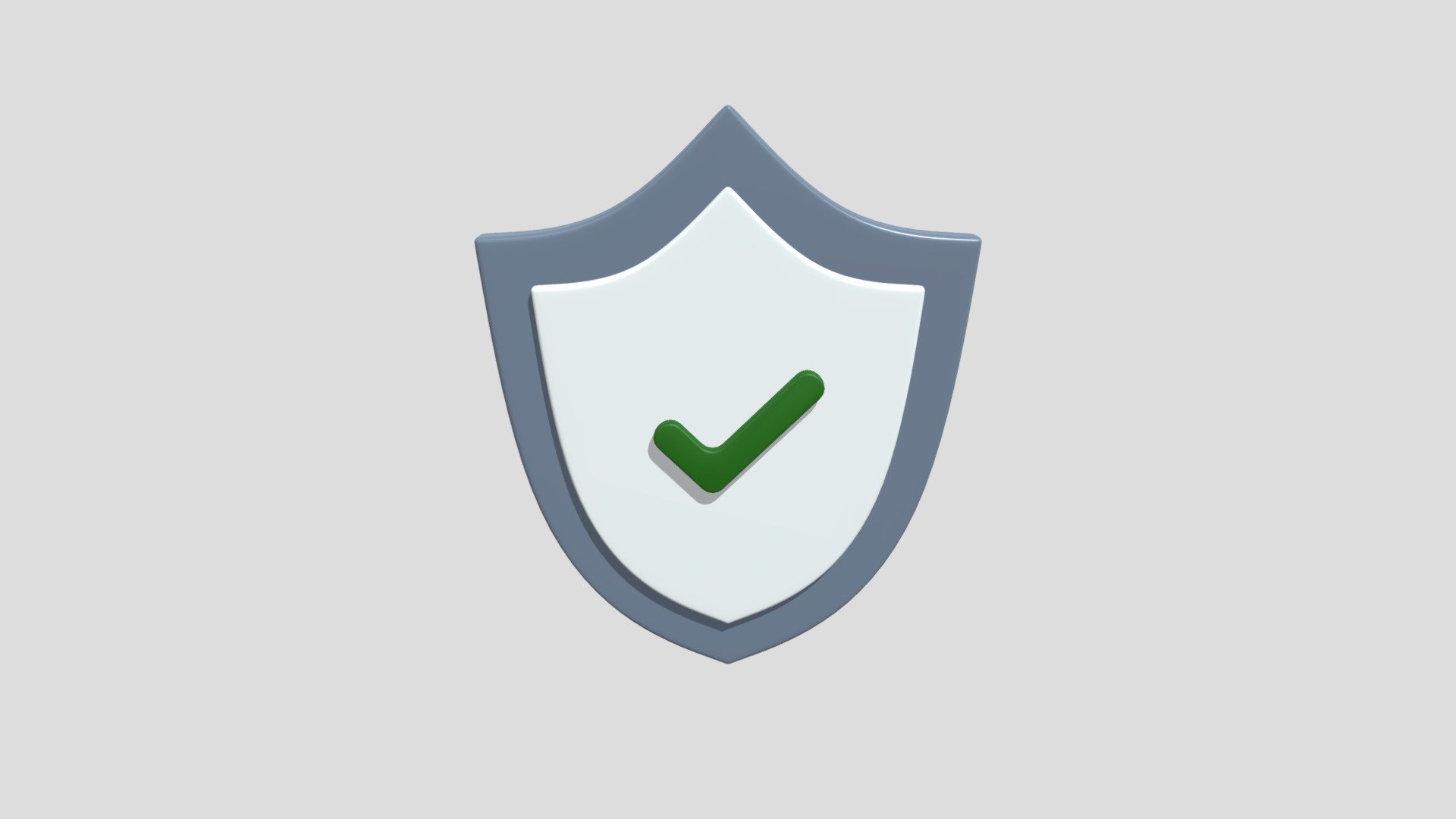 Shield protection icon - Download Free 3D model by octopuslover ...