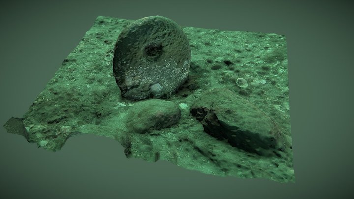 Reef Net Site Anchor Stone 3D Model