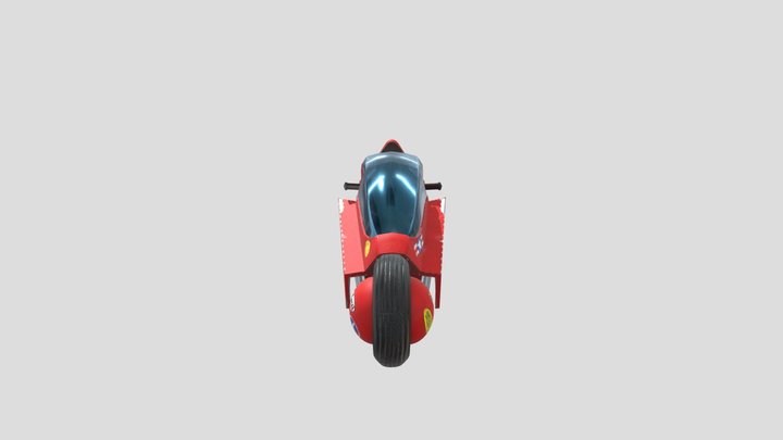 Akira  Kaneda's Bike 3D Model