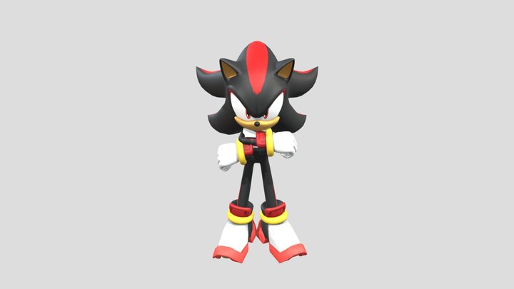 Shadow-the-hedgehog-free-model (2) 3D Model