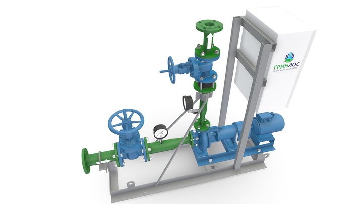 ГРИНЛОС НС Повышения давления 12,5м3/час-20м 3D Model