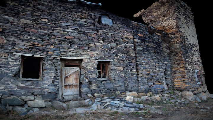 Ushguli, Barn – Free 3D Model STL