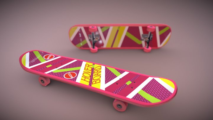 Hoverboard #SkateboardChallenge 3D Model