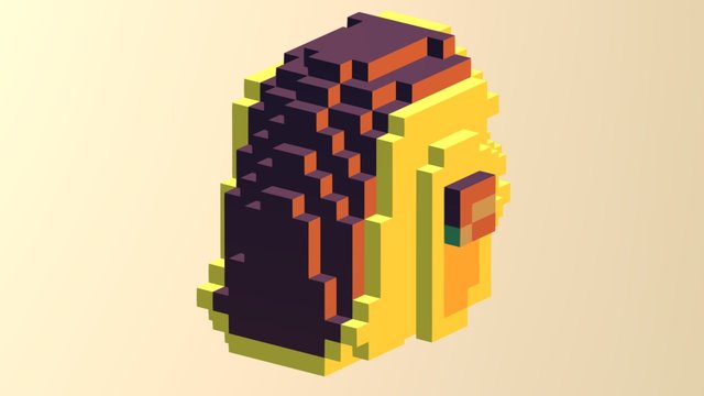 weekly voxels, favorite musician 3D Model