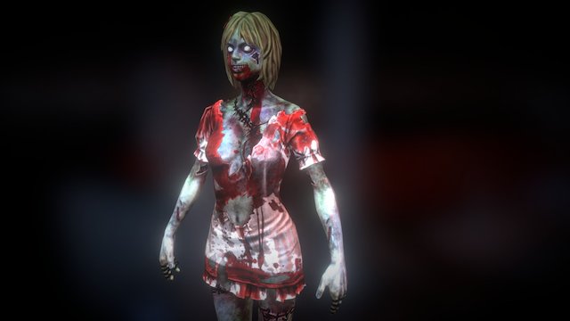 Tera + CSonline collaboration Light zombie 3D Model