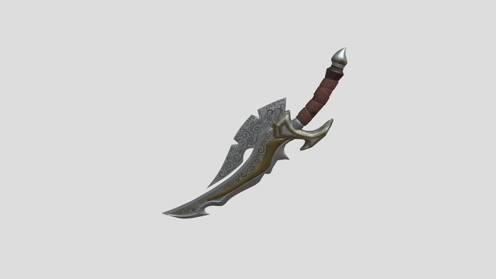 Stylized Sword 3D Model