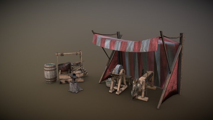The wandering smith 3D Model