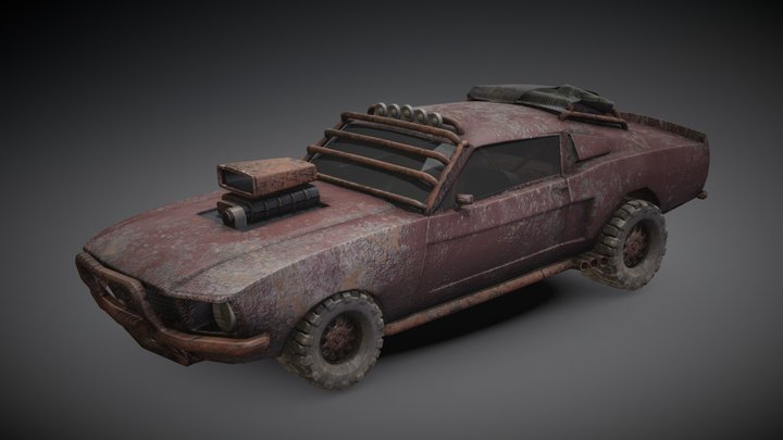 Mad Max Mustang 3D Model
