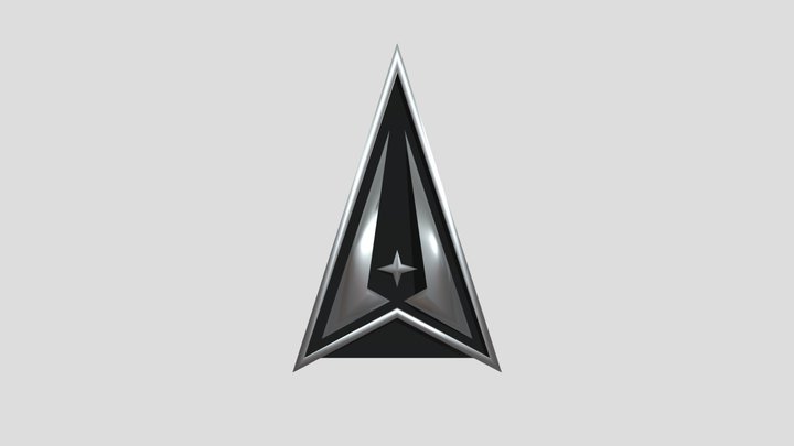 Space Force Logo 3D Model