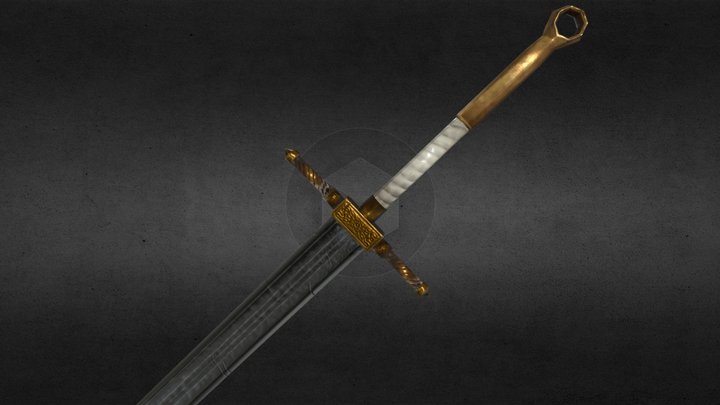 Paladin's Sword 3D Model