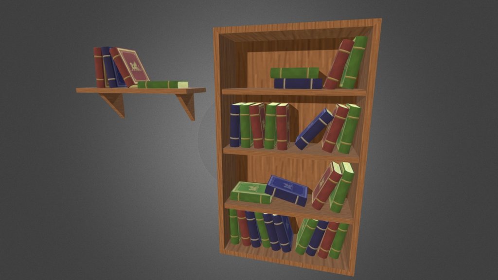 Wood Bookcase