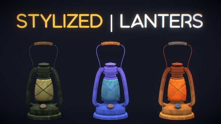 Lanterns | [Stylized] 3D Model