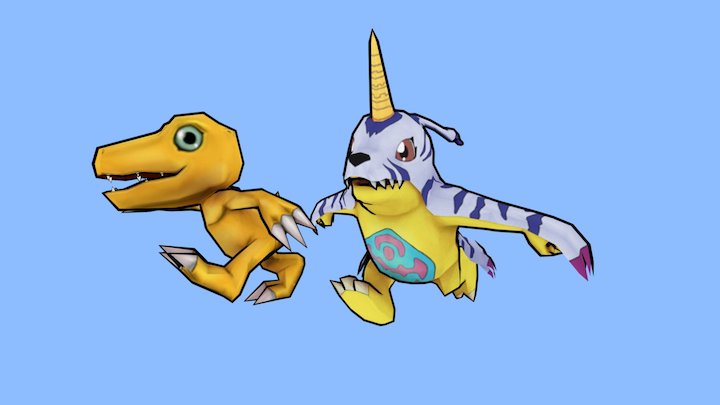 Steam Workshop::Digimon: Gabumon player model + NPC