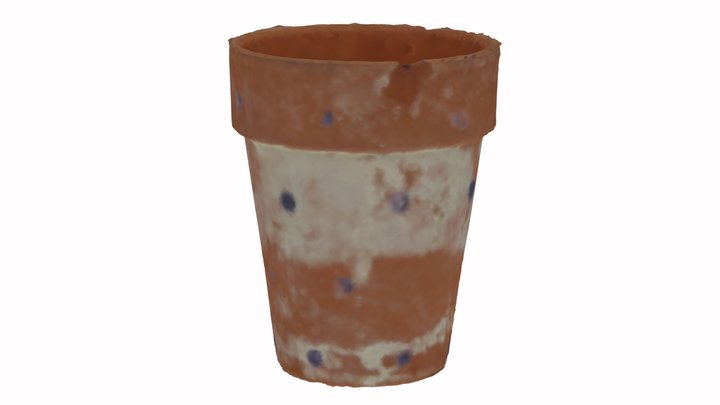Test- Terra Cotta Pot v1 3D Model