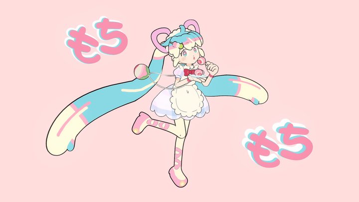 Mochi Mochi Miku 🍡🍡 3D Model