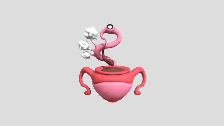 Cafe Au Flamingo 3D Model