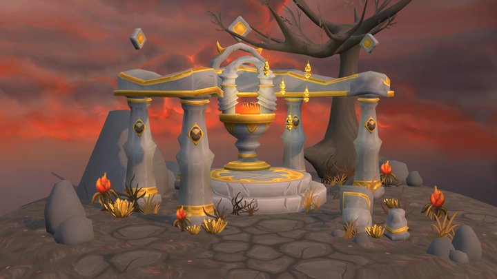 Black Dragon Firepot 3D Model