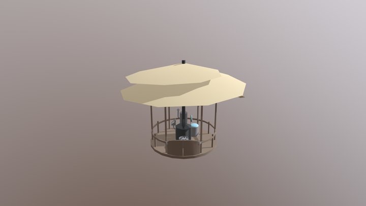Helical Air Screw 3D Model
