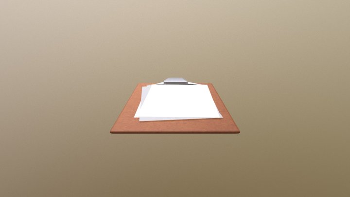 Clipboard 3D Model