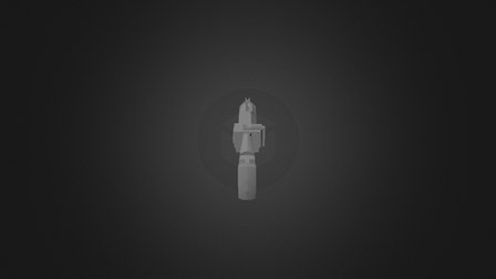 Grenade Launcher Untextured 3D Model