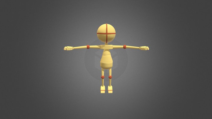 3d Dummy Modal 3D Model