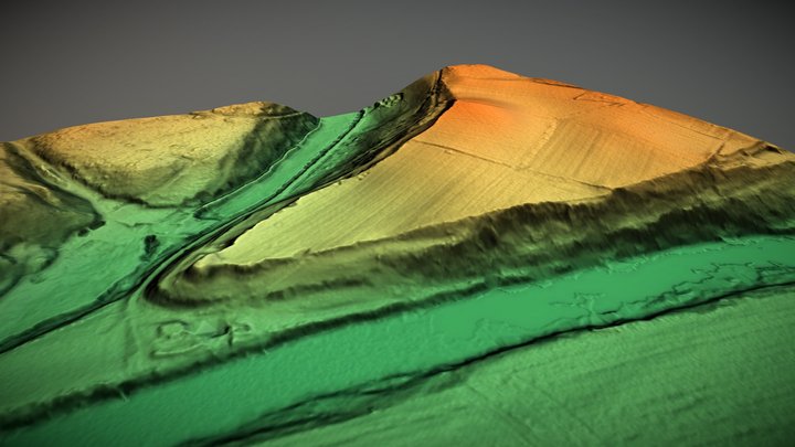 Eaton Camp, Herefordshire (UK) – Free 3D Model STL