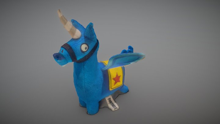 Fortnite Lama Plush 3D Model