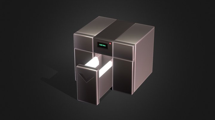Junk Genie Trash Compactor (remake) 3D Model